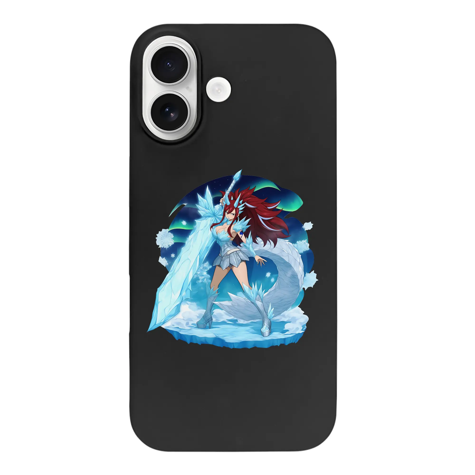 フェアリーテイル グッズ エルザ・スカーレット - iPhone 17 シリーズ シリコンケース 薄型 耐衝撃 指紋防止 ソフトタッチカバー 精密フィット 傷防止 保護ケース iPhone 17/17 Air/17 Pro/17 Pro Max 対応